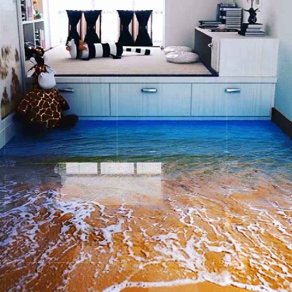 Dupoxy SL 3D Crystal Color epoxy floor coating in sylhet Bangladesh